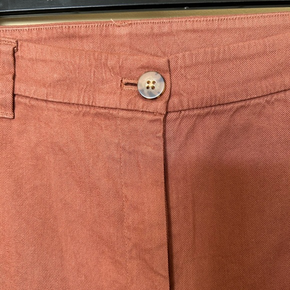 J. Jill Linen Stretch Cropped Pants Size 10 - Picture 3 of 6